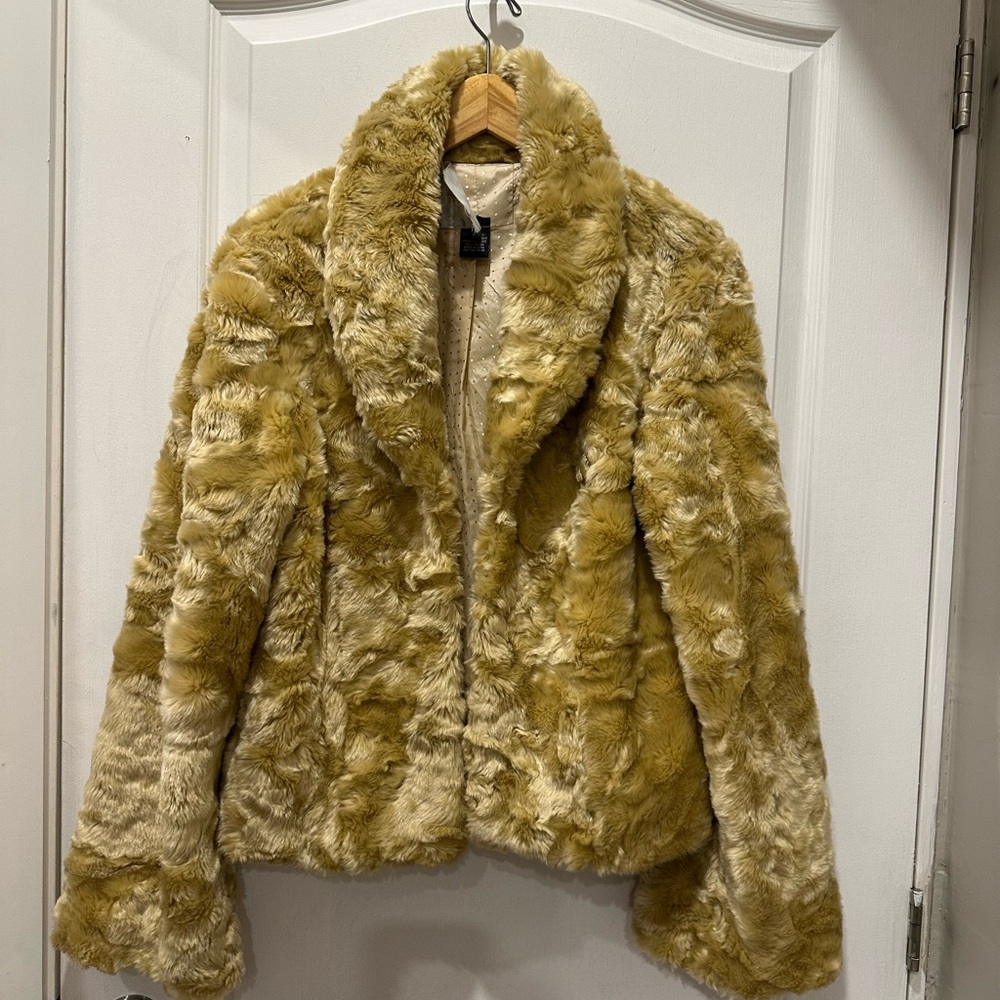Mac & Jac Plush Faux Fur Coat